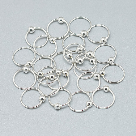 925 anello per orecchini in argento sterling STER-T002-179S-1