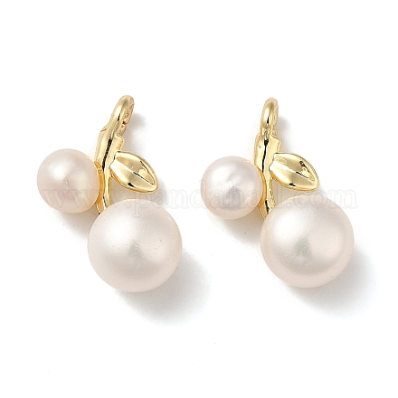 Colgantes de perlas naturales PEAR-M012-03G-1