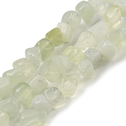Nuevas cadenas de abalorios de jade naturales G-F465-57-1