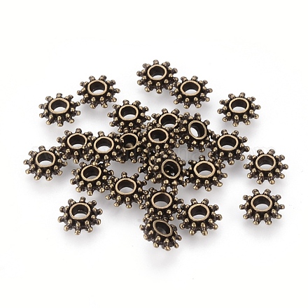 Tibetan Style Spacer Beads MLFH10384Y-NF-1