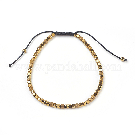 Braided Bead Bracelets BJEW-JB03828-01-1