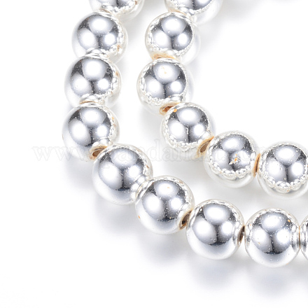 Chapelets de perles en hématite synthétique sans magnétique G-Q466-2mm-02-1