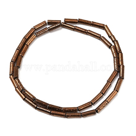 Гальванические бусины из натуральной лавы G-K388-03A-04-1