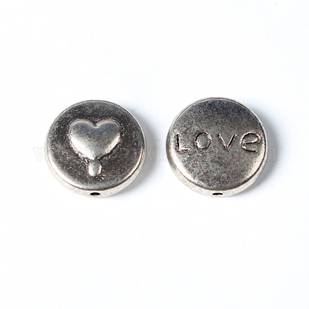 Idées cadeaux de Saint Valentin pour ses perles en alliage de style tibétain X-LF8937Y-1