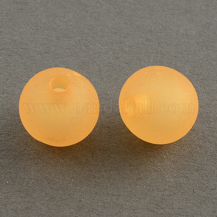 Frosted Acrylic Beads FACR-Q006-8mm-45-1
