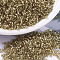 MIYUKI Round Rocailles Beads, Japanese Seed Beads, (RR1925) Semi-Frosted Silverlined Light Topaz, 11/0, 2x1.3mm, Hole: 0.8mm, about 5500pcs/50g