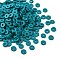 Handmade Polymer Clay Beads, for DIY Jewelry Crafts Supplies, Disc/Flat Round, Heishi Beads, Dark Cyan, 6x1mm, Hole: 1.5mm, about 10000pcs/bag