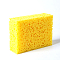 Sponge for Pottery Mould Cleaning, Rectangle, Yellow, 12x9x4cm