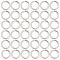 304 1000pcs Stainless Steel Open Jump Rings, Stainless Steel Color, 18 Gauge, 7x1mm, Inner Diameter: 4.8mm,