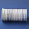 Korean Round Elastic Crystal String, Elastic Beading Thread, for Stretch Bracelet Making, Clear, 0.7mm, 7m/roll