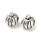 Tibetan Style Alloy Beads, Cadmium Free & Lead Free, Pumpkin, Antique Silver, 11x11.5x9mm, Hole: 4.5mm, about 434pcs/1000g