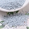 MIYUKI Delica Beads, Cylinder, Japanese Seed Beads, 11/0, (DB0209) Opaque Light Gray Luster, 1.3x1.6mm, Hole: 0.8mm, about 20000pcs/bag, 100g/bag