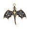 Alloy Enamel Pendants, Dragon, Golden, Star, 29.5x30x1.2mm, Hole: 2mm