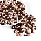 Opaque Acrylic Beads, Teardrop, Sienna, 5x5x3mm, Hole: 1.5mm, about 11630pcs/500g