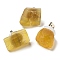 Nuggets Natural Fluorite USB Night Light, Healing Raw Stone Night Lamp for Bedroom Home Decor, 32~47x26~42x30~55mm