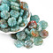 Transparent Acrylic Beads, Plum Blossom, Two Tone, Pale Turquoise, 20x19.5x7mm, Hole: 1.6~1.8mm, about 9pcs/20g