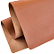 PVC Leather Fabric, DIY Craft Supplies, Rectangle, Sienna, 603x331x1.5mm