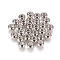 Non-Tarnish 304 Stainless Steel Smooth Rondelle Beads, Stainless Steel Color, 5x2.5mm, Hole: 1.6mm