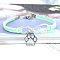 Infinity & Paw Print & Word Love Alloy with Suede Cord Charm Bracelets, Platinum, Aquamarine, 6-3/4 inch(17cm)