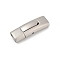 304 Stainless Steel Snap Lock Clasps, Rectangle, Stainless Steel Color, 24.5x8.5x6.5mm, Hole: 6.5x3mm