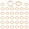 100Pcs 304 Stainless Steel Split Rings, Double Loops Jump Rings, Real 18K Gold Plated, 12x2mm, Inner Diameter: 10mm, Single Wire: 1mm