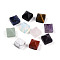 Natural & Synthetic Mixed Stone Beads, Pyramid, 9~10.5x10~10.5x10~10.5mm, Hole: 1.2~1.4mm