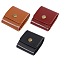 3Pcs 3 Colors PU Leather Card Case, Slim Minimalist Card Holder, Front Pocket Wallet, Mixed Color, 5x4.5x3.1cm, 1pc/color