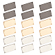 Wadorn 18 imposta fermagli decorativi per borsa in lega di zinco a 3 colori FIND-WR0008-57-1