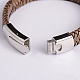 Braided Leather Cord Bracelets BJEW-L497-17A-3