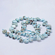 Chapelets de perles en larimar naturel G-F566-23-2