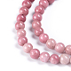 Natur Rhodonit Perlen Stränge G-I189-01-3