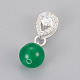 Perles de verre pendentifs KK-F793-47-2