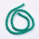 Imitation turquoise synthétique chapelets de perles G-F434-6mm-03-2