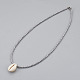 (vente d'usine de fêtes de bijoux) colliers pendentifs en coquille de cauri NJEW-JN02292-1