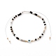 Bracelets réglables de perles tressées avec cordon en nylon BJEW-JB05791-05-1