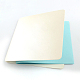 DIYのクイリングカードセット  グリーティングカードで  筆記用紙とランダム封筒  ミックスカラー  160x320mm DIY-R024-05-2
