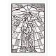 塩ビプラスチックスタンプ  DIYスクラップブッキング用  装飾的なフォトアルバム  カード作り  スタンプシート  人間の模様  16x11x0.3cm DIY-WH0167-56-594-8
