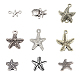 SUNNYCLUE 1 Box 90Pcs 9 Styles Sea Animals Charms Starfish Beads Ocean Alloy Pendants Links Beads for DIY Jewelry Making Crafts Supplies TIBE-SC0001-49-1