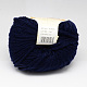 手編みの糸  アンデスアルパカ糸  柔らかいウール  アルパカと人工毛  ミッドナイトブルー  3mm  約50グラム/ロール  80 m /ロール  10のロール/袋 YCOR-R004-010-2