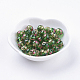 Fleur photo perles de verre imprimé GLAA-E399-8mm-E05-2