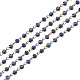 Handmade Glass Faceted Rondelle Beads Chains AJEW-PH00498-03-1