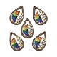 Regenbogen-/Pride-Flaggen-Thema WOOD-G014-02F-1
