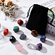 10 pièces 10 styles de perles de pierres précieuses naturelles G-WH0016-25-4
