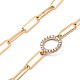 Star & Moon & Cross Brass Lariat Necklaces Sets NJEW-JN03041-13