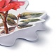 50 個の植物テーマ防水 PVC 粘着漫画ステッカーセット  DIY スクラップブッキングや日記の装飾に  花  3.95~6.8x4.5~7.1x0.02cm STIC-C005-01-4