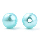 Perline di perle imitazione plastica abs verniciate a spruzzo OACR-T015-05C-08-1