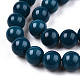 Opaque Solid Color Glass Beads Strands X-GLAA-T032-P10mm-14-3