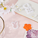 2 шт. 2 пластиковых формочки для глины DIY-GF0009-29-4