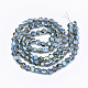 Chapelets de perles en verre électroplaqué EGLA-T018-03-C02-2