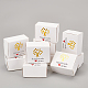 Nbeads 20pcs boîte cadeau en papier kraft CON-NB0001-91-4